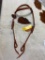Unused Light Brown Leather Headstall