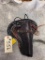 Unused Tooled Leather Hand Gun Holster