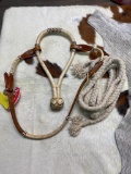 Unused Rawhide Bosal w. Headstall and Cotton Reins