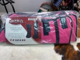 Unused Showman Nylon Shipping Boots (Pink)