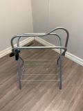 Folded Metal Saddle Stand (Stainless)