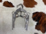 Qty (1) Unused Stainless Revolver Snaffle Bit