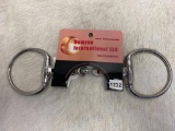 Qty (1) Unused Stainless Steel Egg-butt Snaffle Bit w. Copper Rollers