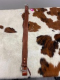Qty (1) Unused Brown Leather Pony Back Cinch