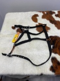 Qty (1) Unused Nylon w. leather strap Break-Away Horse Halter (Black)