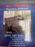 Unused Queen 4pc. Super Soft Sheet Set - Grey