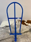 Unused Blue Metal Saddle Rack