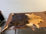 Two-tone Brown Hair-on Goat Hide Rug