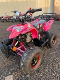 Unused 110 cc Gas Powered Kid's Quad - Pink