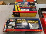 Qty (3) Unused Assorted vehicle Mirrors