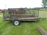 HYDRAULIC LIVESTOCK TRAILER