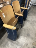 TWO SEAT AUDITORIUM SEAT FROM STRYKER HIGH SCHOOL