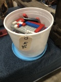 CONTAINER OF VINTAGE LEGOS