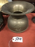 PONY EXPRESS VINTAGE BRASS SPITTOON