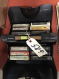 8 TRACK CASSETTES AND CASE