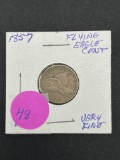 1857 Flying Eagle Cent, VF