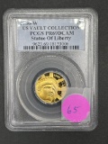 1986 W Statue of Liberty Five Dollar Gold Piece, Grade by PCG S, Proof 69 D
