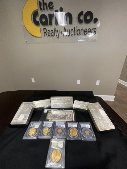 GOLD COINS, SILVER BULLION, COLLECTOR COINS