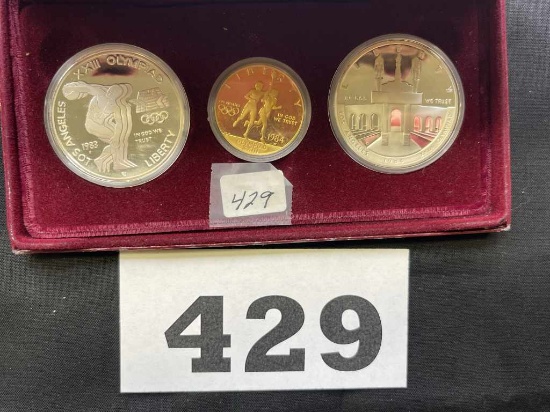 1983 S Proof Olympiad Silver Dollar, 1984 S Proof Olympiad Silver Dollar, 1