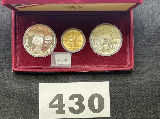 1983 S Proof Olympiad Silver Dollar, 1984 S Proof Olympiad Silver Dollar, 1