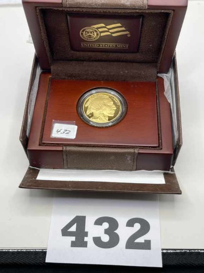 2009 W .9999 1oz. Buffalo Coin 50 Dollar Gold pc