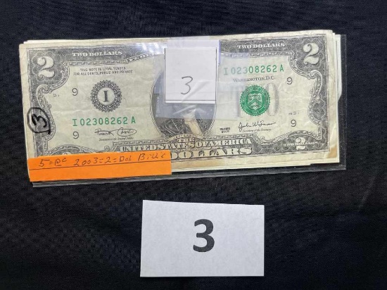 2003 Two Dollar Bills