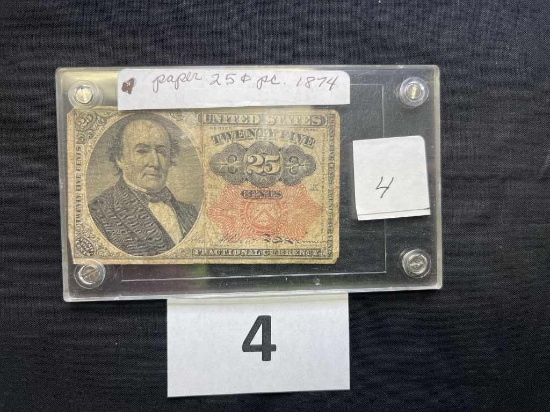 1874 25? Fractional Currency