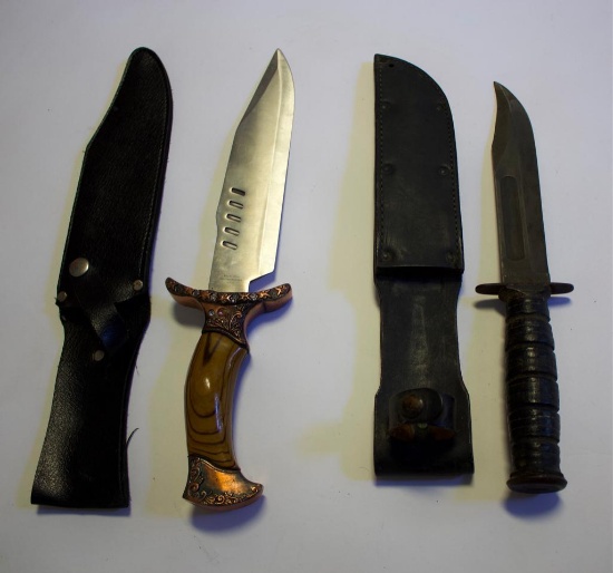 Marine combat knife and Maxam knife
