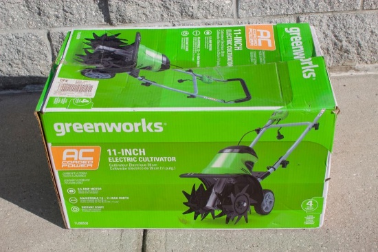 Greenworks 8.5-Amp 11inch Electric Cultivator