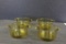 Vintage Dynaware Pyr-o-Rey Amber Glass Ramekin