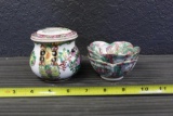 Chinese Hand Painted Porcelain Dishes