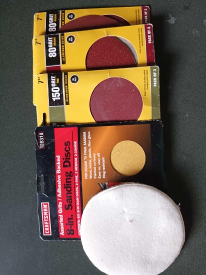 7 inch polisher/sander with discs