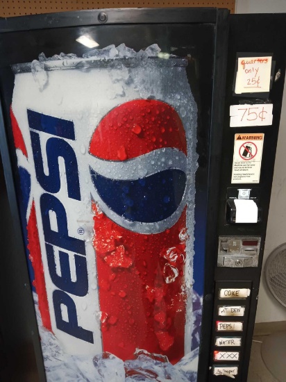 Pepsi soda vending machine