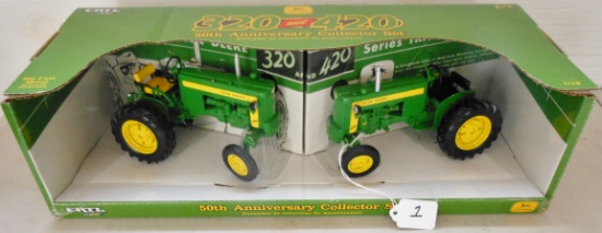 John Deere 320 and 420