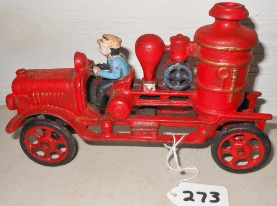 Cast iron firetruck