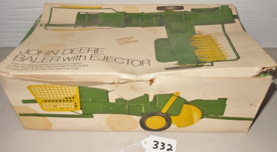 John Deere baler with ejector