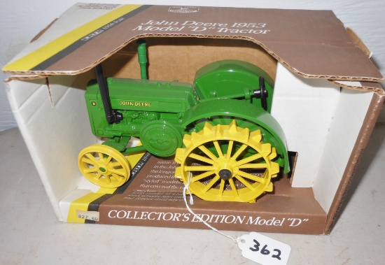 John Deere 1953 model D on steel