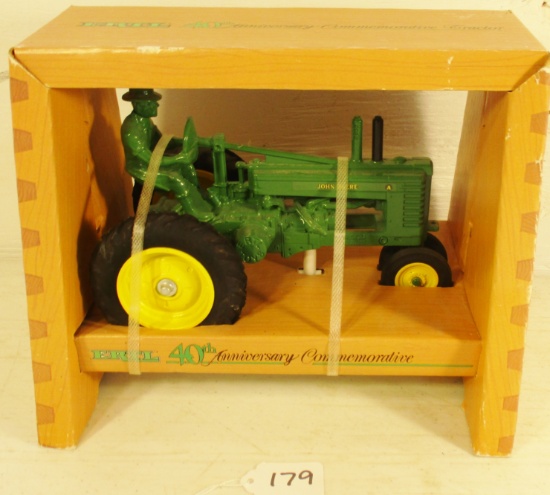 JD A tractor, 40th anniv.