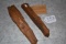 2 pieces of bullet embeded wood from Chancellorsville Battlefield