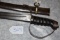 Confederate Cavalry saber and scabbard, Virginia Manufactory