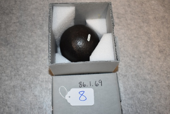 12 lb. spherical shell- possibly Confederate