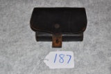 Confederate leather cartridge box