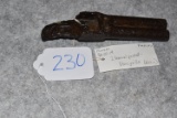 Fragment of two barreled pistol