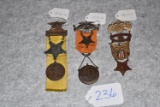 3 G.A.R. National Encampment Badges