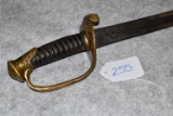 Confederate Foot Officer's sword, no scabbard