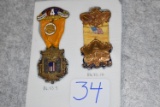 Pair of G.A.R. National Encampment Badges