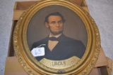 Framed portrait of Abraham Lincoln