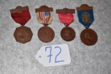 4 G.A.R. Badges