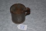 Tin soldier's cup