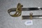 Non-regulation officer's sword and scabbard